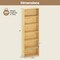 Modern 6 Tier Bookshelf Open Storage Display Shelf Freestanding Bookcase